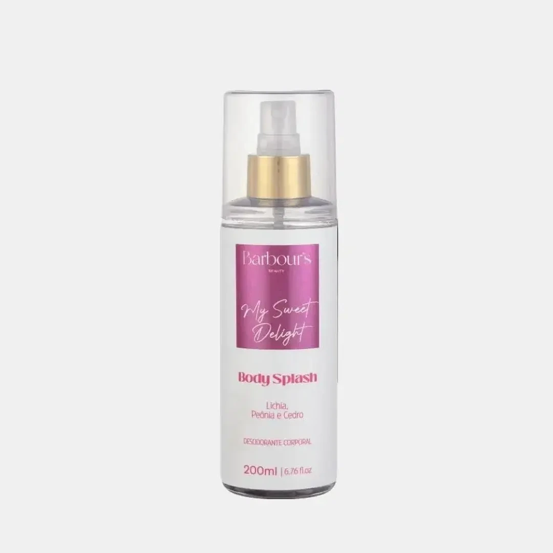 Body Splash My Sweet Delight Barbour's Beauty 200ml Fragrância Fresca Desodorante Corporal