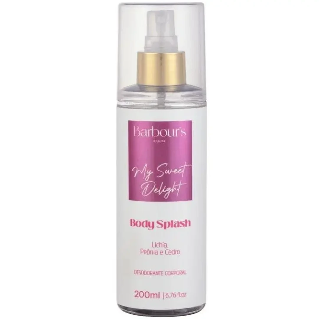 Body Splash My Sweet Delight Barbour's Beauty 200ml Fragrância Fresca Desodorante Corporal