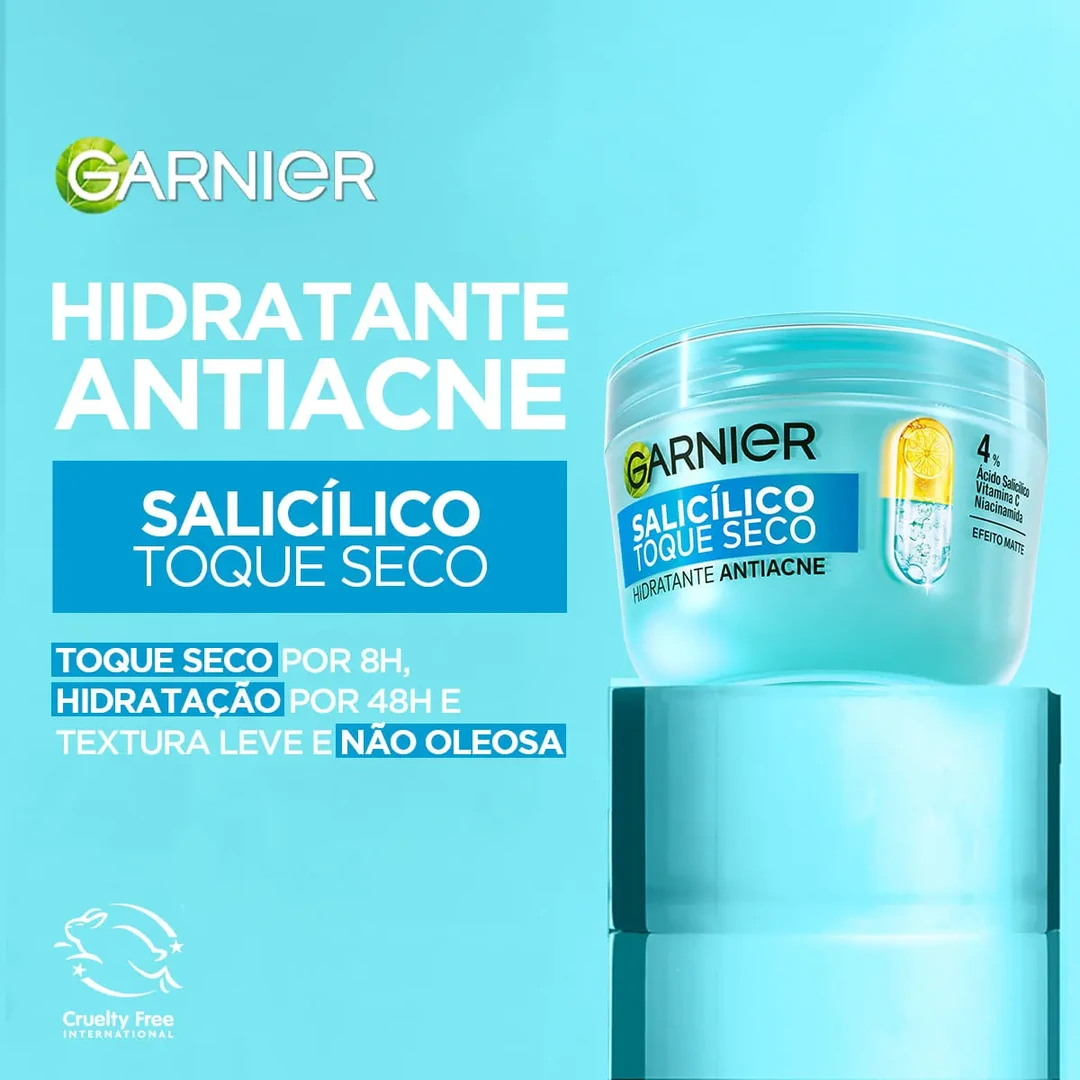 Garnier Hidratante Salicílico Antiacne Toque Seco 85g