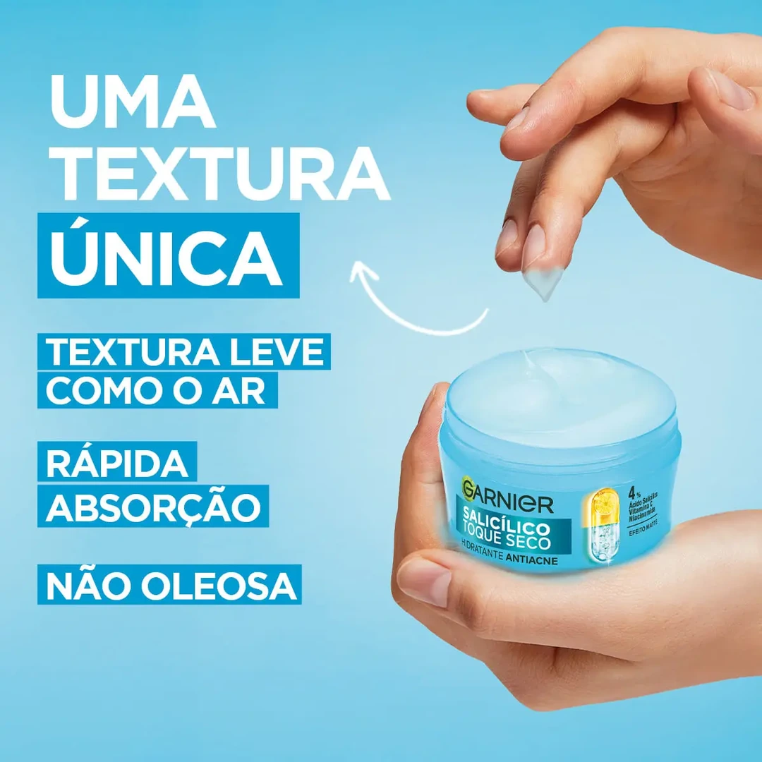 Garnier Hidratante Salicílico Antiacne Toque Seco 85g