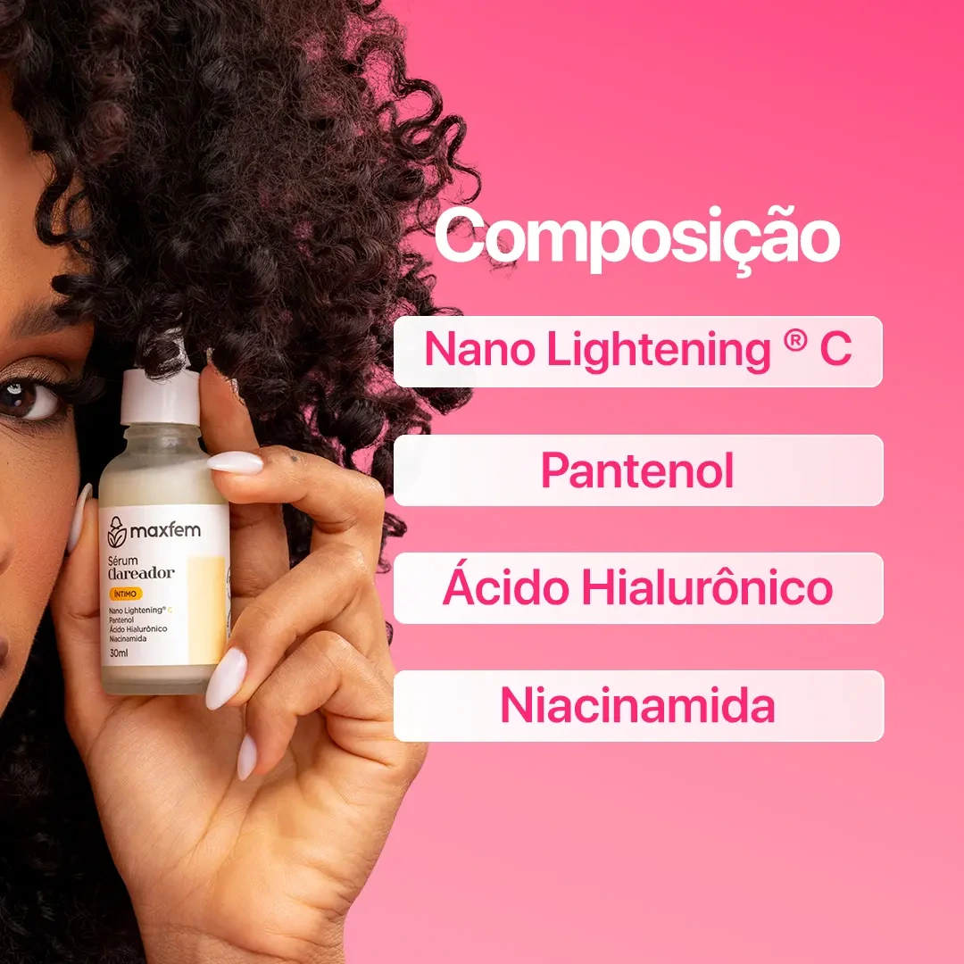 Sérum Uniformizador de Tom de Pele Maxfem 30ml
